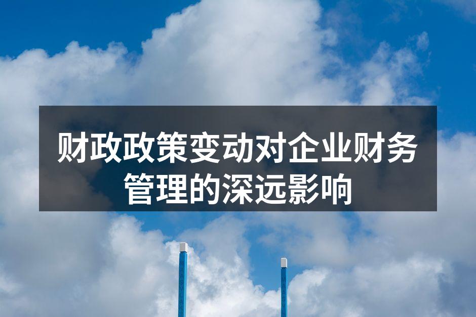财政政策变动对企业财务管理的深远影响